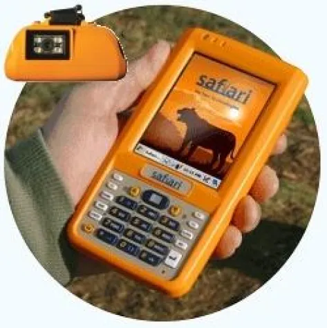 Bild: Safari 2D - Robuster Handcomputer mit integriertem 2d Barcodeleser