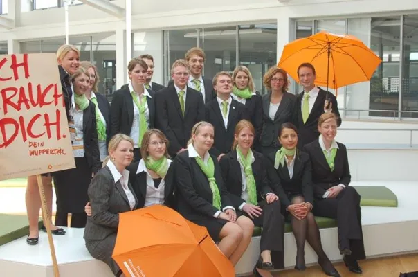 Bild: SIFE-Team der Bergischen Universität Wuppertal im Finale des Bundeswettbewerbes