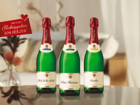 Bild: Rotkäppchen mit aufmerksamkeitsstarker Aktion: Jede Sektflasche wird zum einzigartigen Botschafter