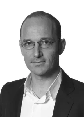 Bild: Gregoire Zündel bei den November Talks in Prag