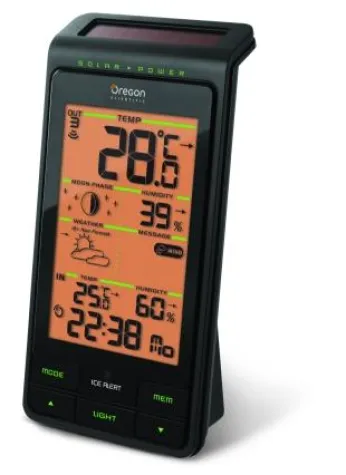 Bild: Neue Zeit- und Wetterprodukte mit Solar Panels von Oregon Scientific