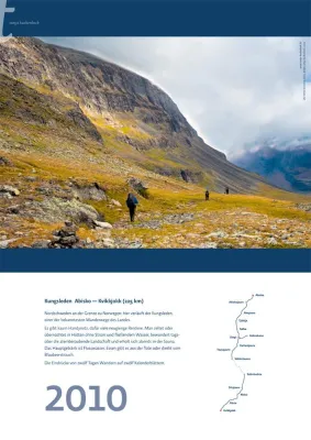 Bild: Kalender 2010 – Kungsleden (Schwedisch-Lappland)