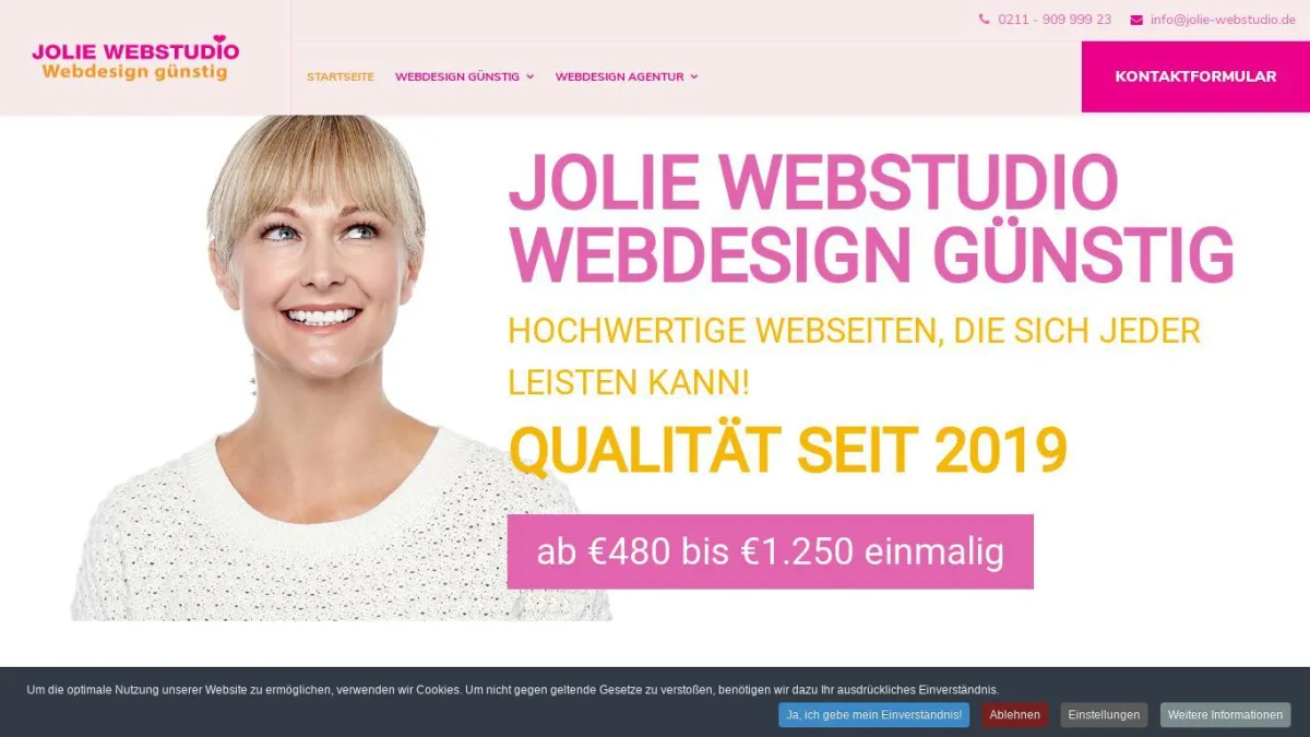 Webdesign günstig
