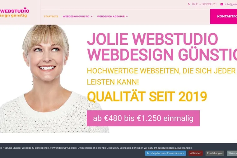 Bild: Webdesign günstig