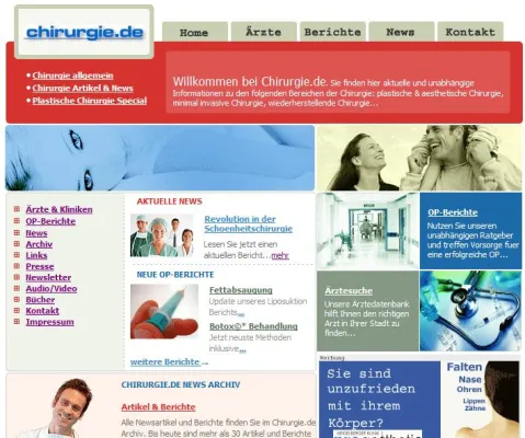 Chirurgie.de - Portal für Chirurgie feiert 6 jähriges Bestehen und baut Mediathek aus Bild: Chirurgie.de - Portal für Chirurgie feiert 6 jähriges Bestehen und baut Mediathek aus