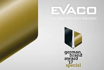 German Brand Award 2017 für EVACO Bild: German Brand Award 2017 für EVACO