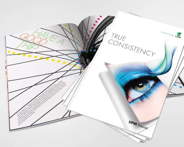 Bild: Die perfekte Basis für Value Added Printing: Pantos realisiert die Kampagne UPM Finesse „True Consistency“
