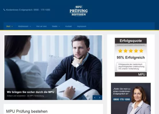 Bild: Mit professioneller Unterstützung gelingt die MPU-Prüfung