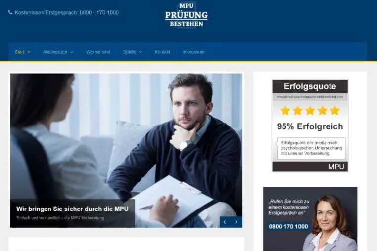 Mit professioneller Unterstützung gelingt die MPU-Prüfung Bild: Mit professioneller Unterstützung gelingt die MPU-Prüfung