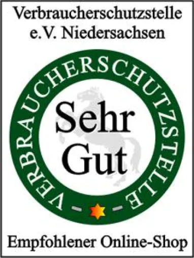 Bild: Onlineshop HOMEFASHION24 mit Gütesiegel der Verbraucherschutzstelle e.V. Niedersachsen ausgezeichnet