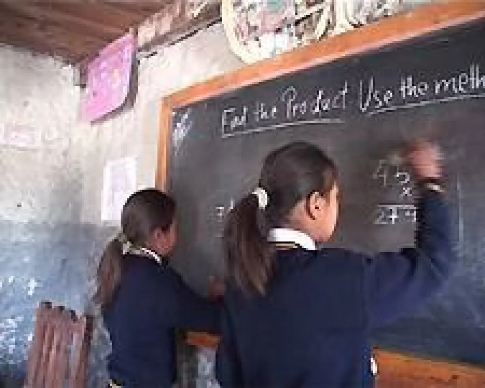 Schulkinder in Nepal
