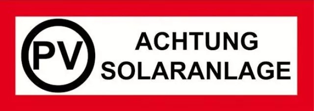 Produktneuheit: Neues Hinweisschild zur Kennzeichnung von Photovoltaikanlagen Bild: Produktneuheit: Neues Hinweisschild zur Kennzeichnung von Photovoltaikanlagen