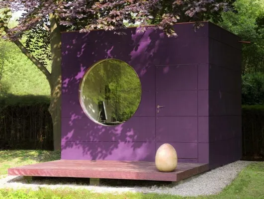 Bild: NEU:Gartenhaus im Quadrat. Gartenkubus läutet eine neue Gartenhaus-Ära ein