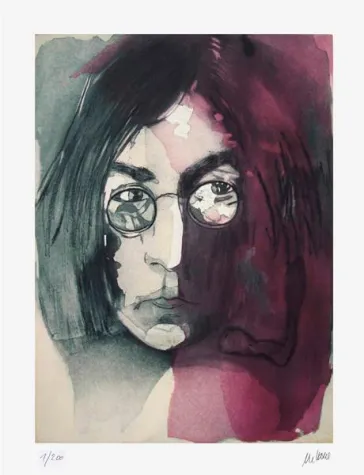 "John Lennon", die neue Grafik von Armin Mueller-Stahl Bild: "John Lennon", die neue Grafik von Armin Mueller-Stahl