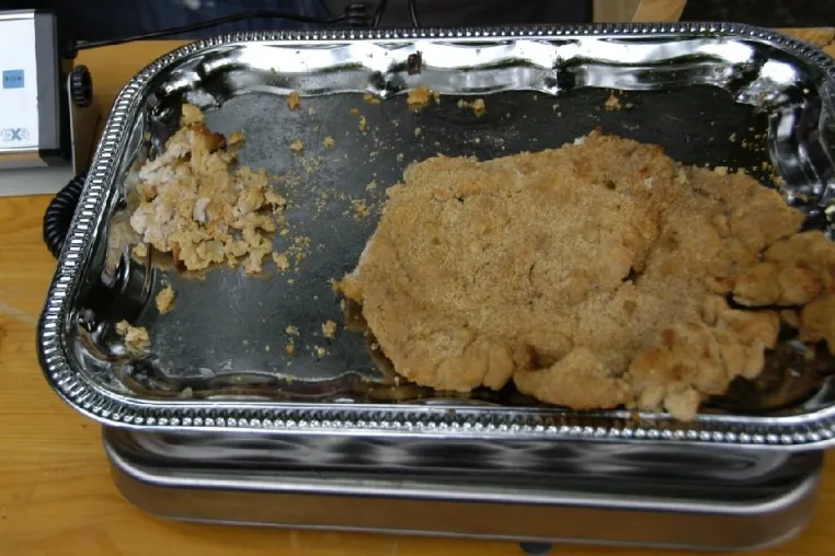 Mahnwache gegen Unvernunft -Tierschützer protestierten gegen Schnitzel-Wettessen Bild: Mahnwache gegen Unvernunft -Tierschützer protestierten gegen Schnitzel-Wettessen