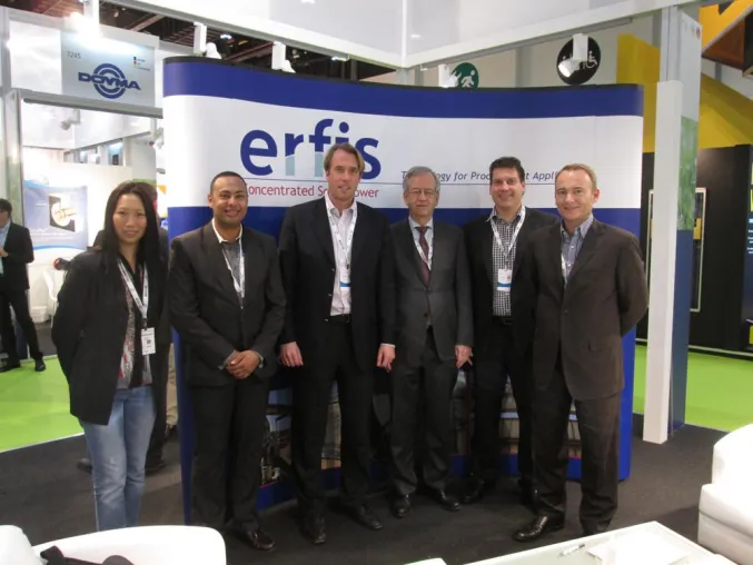 Bild: Erfis präsentiert sich erfolgreich auf dem ‚World Future Energy Summit‘ in Abu Dhabi