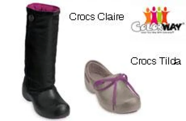 Bild: Neuer Winter-Chic mit Crocs Claire und Tilda bei Colorway
