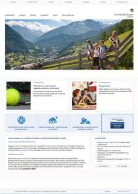 Bild: Neuer Webauftritt für das Grünwald Resort Sölden