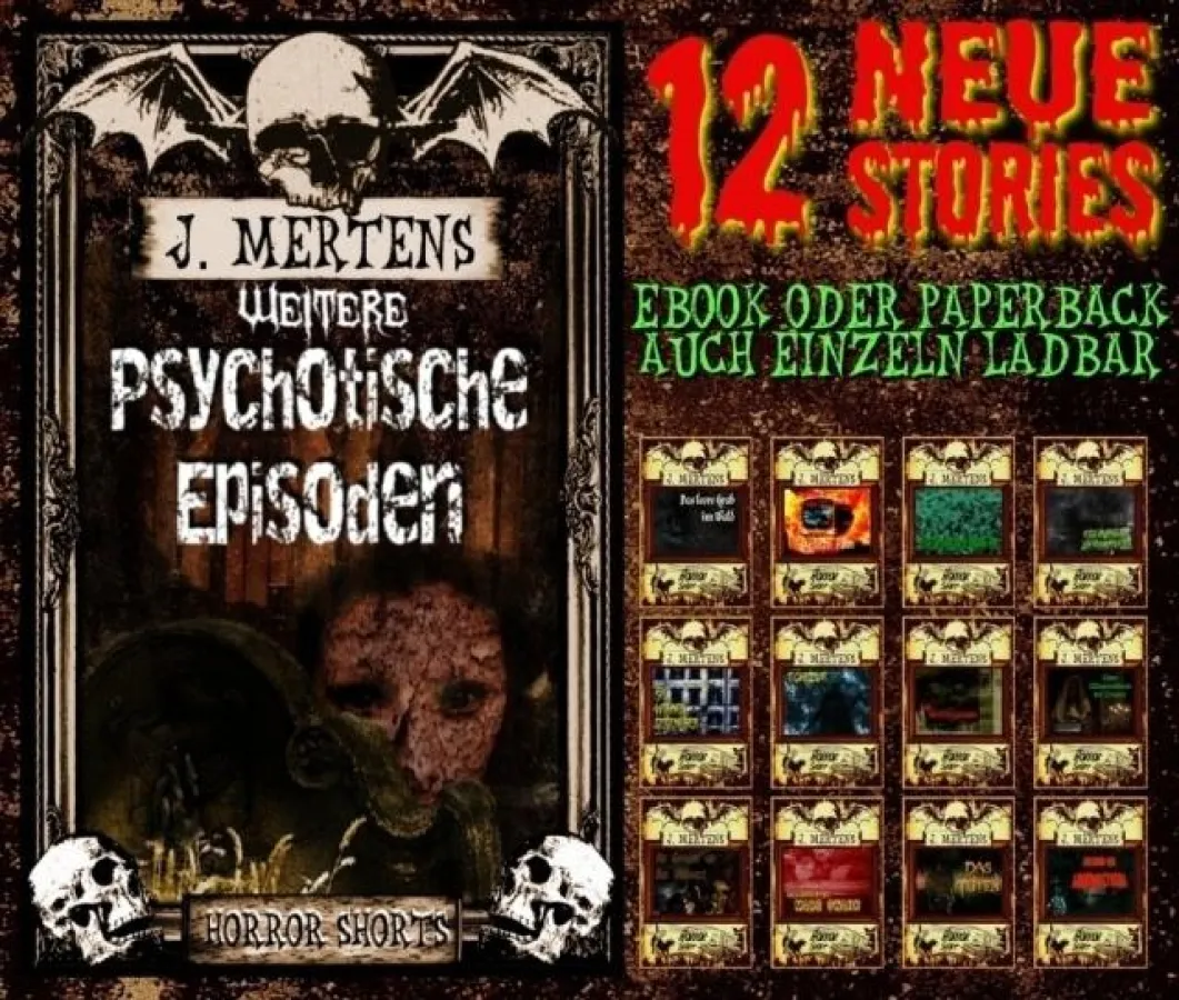 Zwölf neue Horrorstories in J. Mertens' 