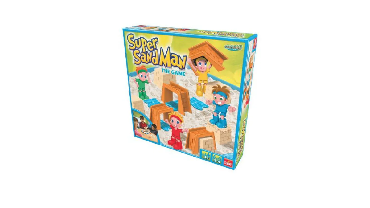 Preisgekrönter Spielsand jetzt auch als Gesellschaftsspiel: Super SandMan - The Game
