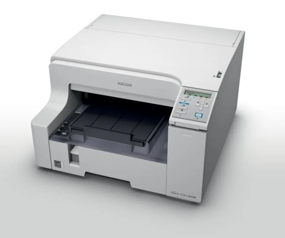 Ricoh Aficio GX e2600 ? neustes GelSprinter-Modell für den schnellen und kostengünstigen A4 Farbdruck.