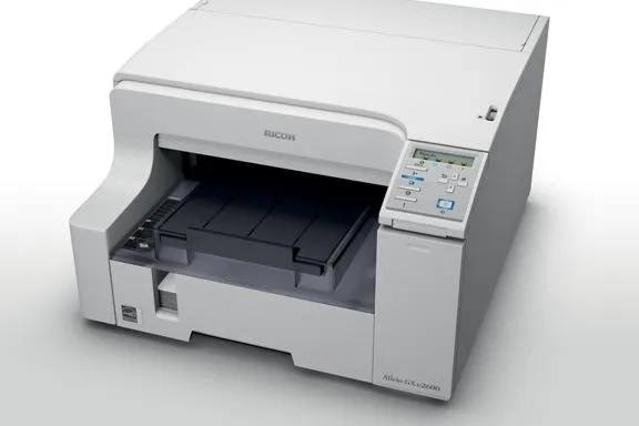 Bild: GelSprinter Aficio GX e2600: Kleinstes Modell der nächsten Generation