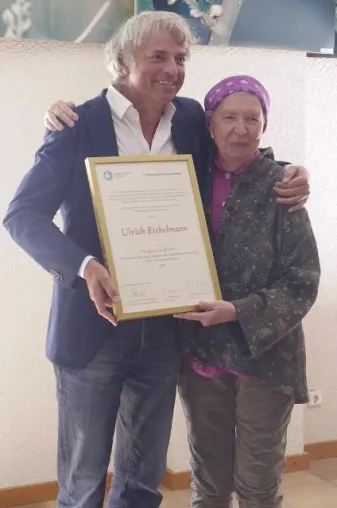 Bild: Verleihung des mit 20.000 Euro dotierten Wolfgang Staab-Preises an Ulrich Eichelmann