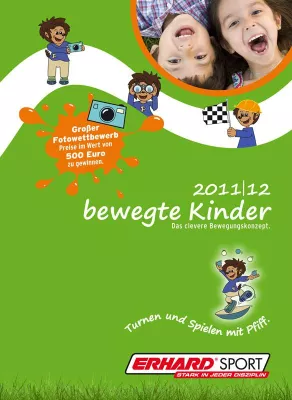 Bild: Turnen und Spielen mit Pfiff - Erhard Sport veröffentlicht den Spezialkatalog „bewegte Kinder“