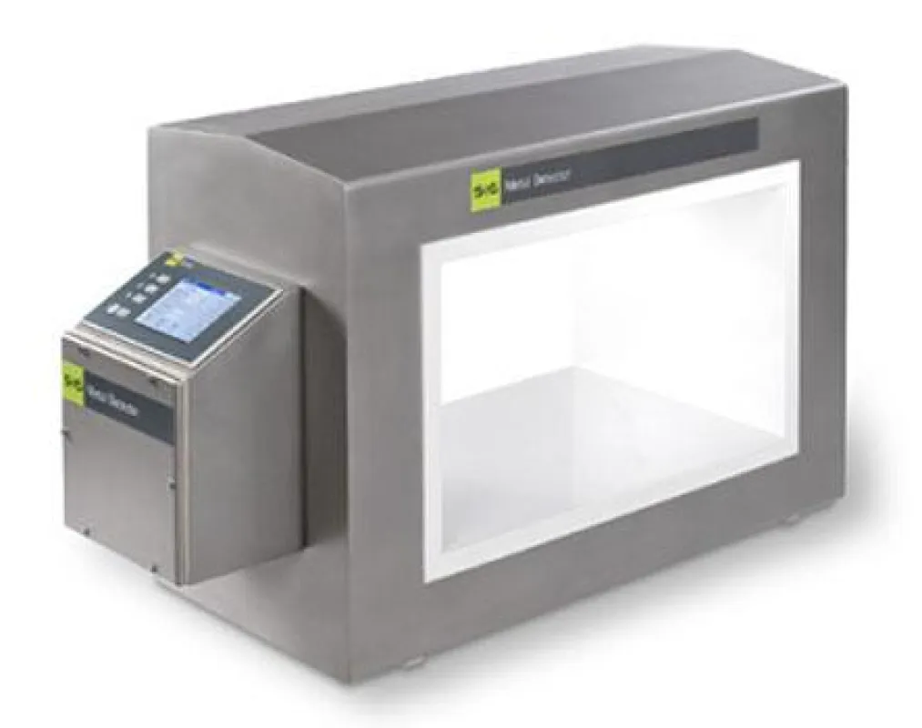 Der neue GLS Tunnel-Metall-Detektor in Hygienedesign mit der Metallsuchelektronik