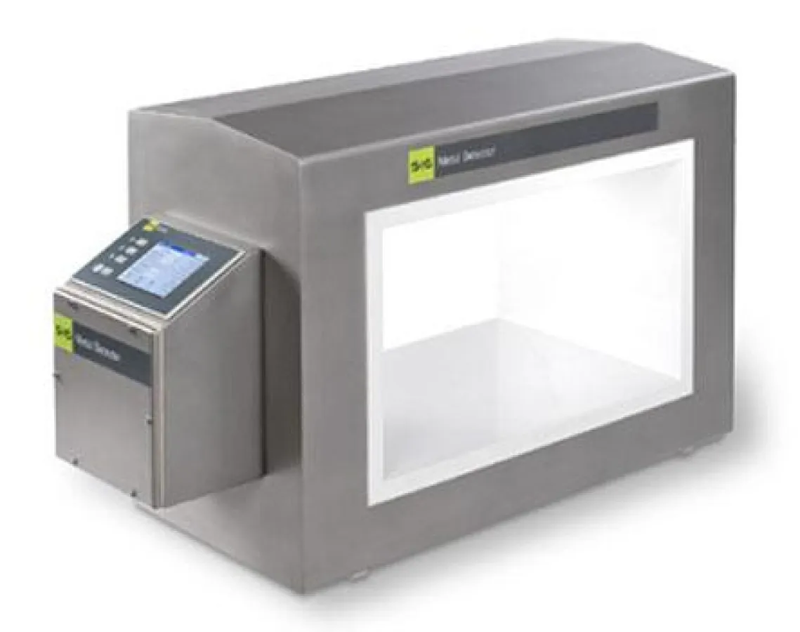 Der neue GLS Tunnel-Metall-Detektor in Hygienedesign mit der Metallsuchelektronik