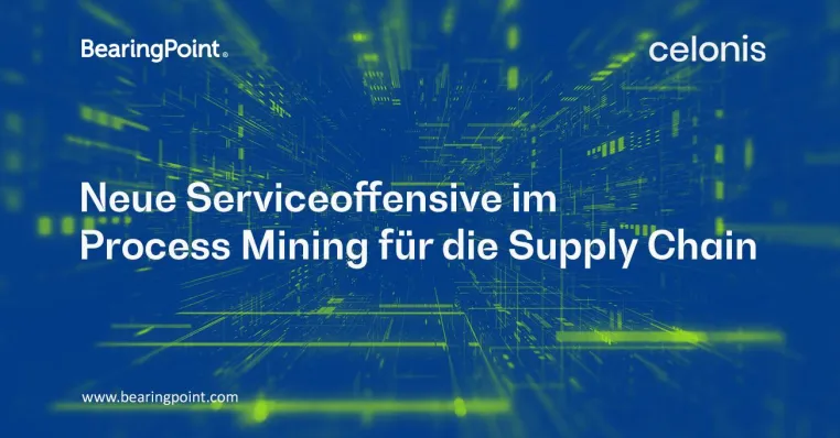 Bild: BearingPoint und Celonis vertiefen Partnerschaft: Neue Serviceoffensive im Process Mining für die Supply Chain