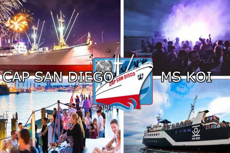 Disco-Cruise auf der MS Koi: DIE Party zum Hafengeburtstag Bild: Disco-Cruise auf der MS Koi: DIE Party zum Hafengeburtstag