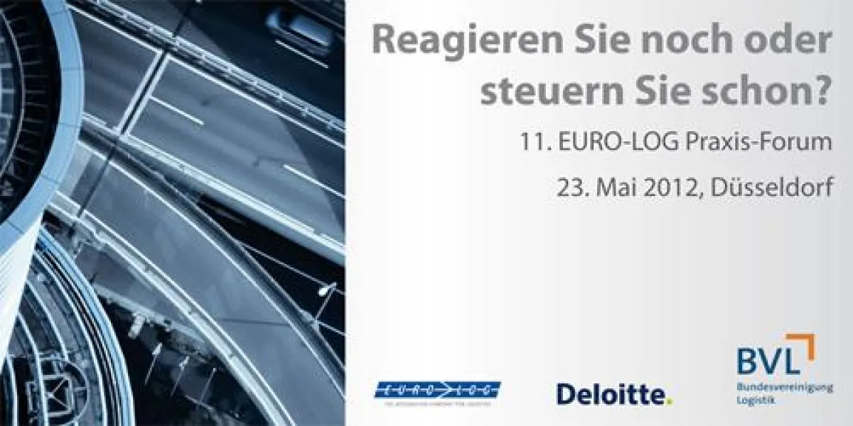 Nähere Informationen zur Veranstaltung finden Sie unter www.eurolog.com/praxis-forum