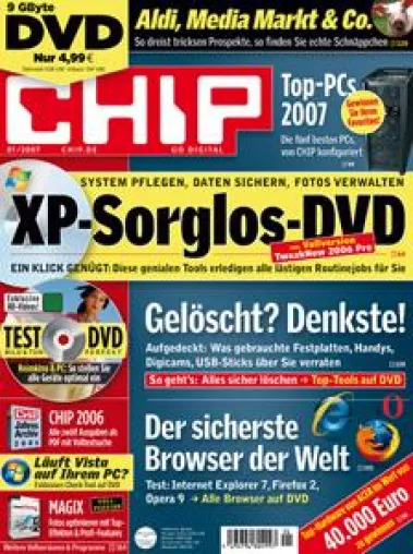 Computermagazin CHIP testet alle neuen Internet-Browser: Sicher surfen? Nur mit Firefox Bild: Computermagazin CHIP testet alle neuen Internet-Browser: Sicher surfen? Nur mit Firefox