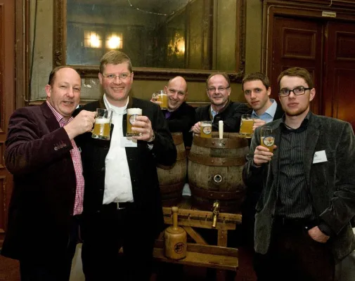 Bild: Braukunst heute und vor 300 Jahren - Schlappeseppel lud zu einer Brauerlebnis-Zeitreise der besonderen Art