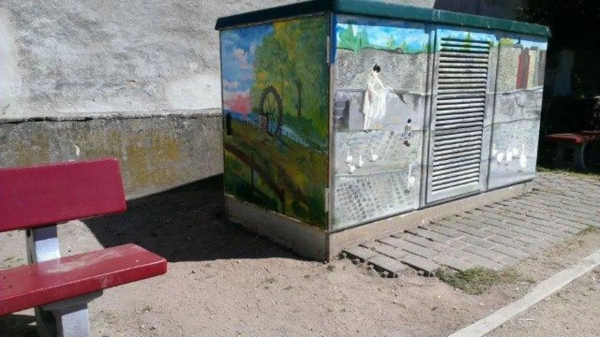 Im Bild: Trafostation Osthofen (Foto: EWR)