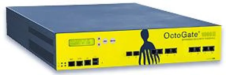 Bild: OctoGate Managed Firewall auf der KOMCOM OST in Leipzig