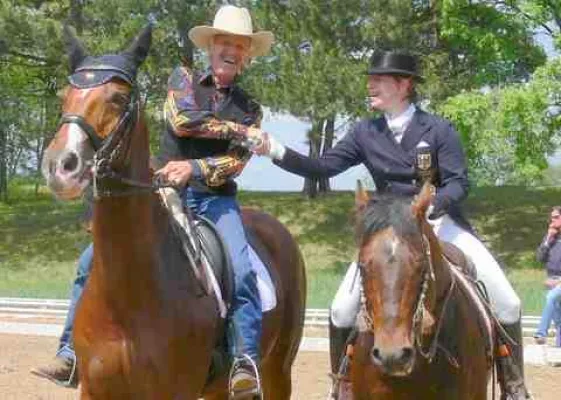 Bild: Dressur trifft Western