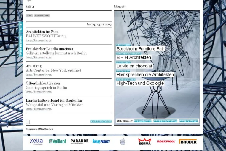 Bild: PI-Rekord bei BauNetz / Architekturportal erstmals über 5-Mio.-Grenze