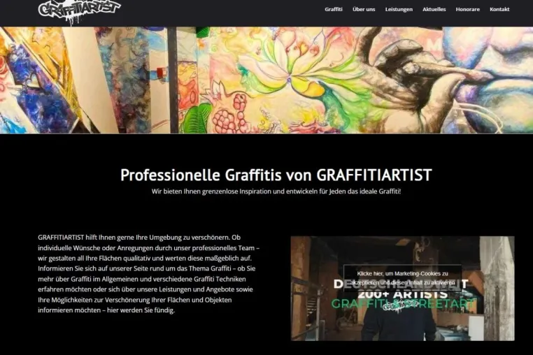 Graffitiartist.de: Blogs verkaufen & kreative Graffiti-Kunst für individuelle Wandgestaltungen Bild: Graffitiartist.de: Blogs verkaufen & kreative Graffiti-Kunst für individuelle Wandgestaltungen