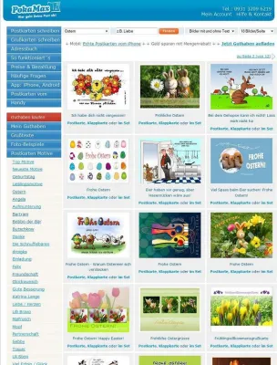 Bild: Individuell gestaltete Osterkarten werden zum Kassenschlager