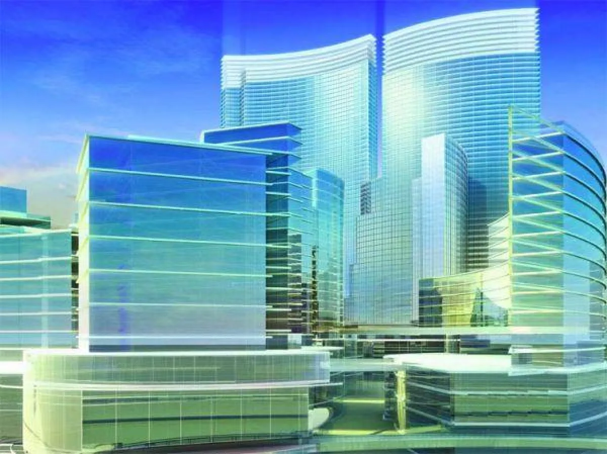 Das größte Hotelbauprojekt der Welt: City Center Las Vegas mit 4.100 Zimmern / Aus: www.tophotelprojects.com