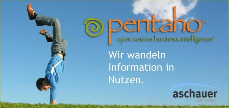 Aschauer EDV informiert über Open Source Business Intelligence Lösungen am 18.2.2009. Bild: Aschauer EDV informiert über Open Source Business Intelligence Lösungen am 18.2.2009.