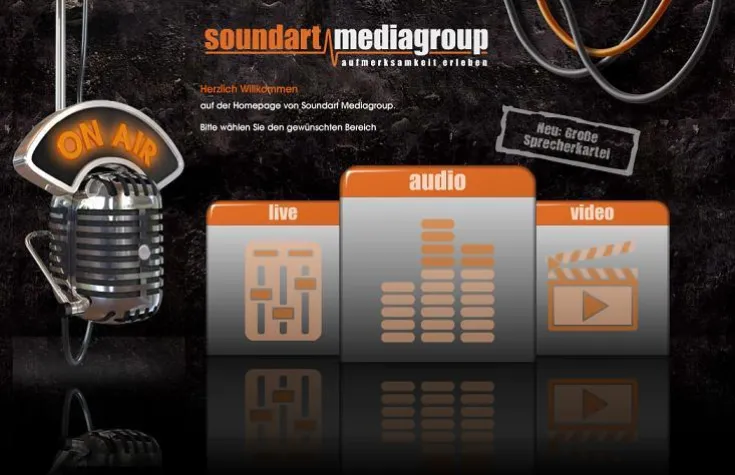 Bild: Soundart Mediagroup mit Relaunch der Internetseite