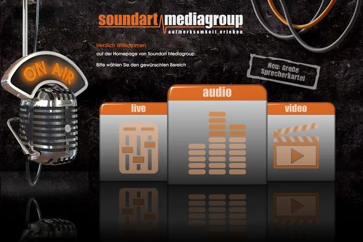 Bild: Soundart Mediagroup mit Relaunch der Internetseite