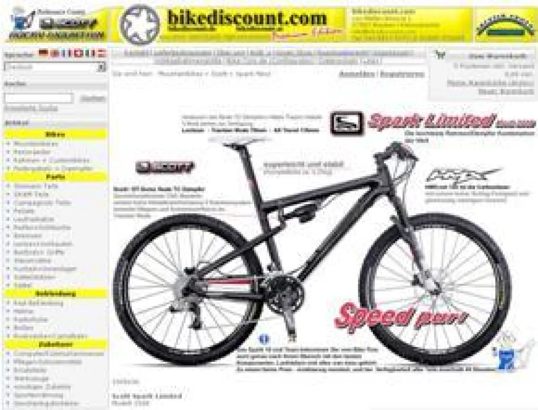 Bikediscount arbeitet mit ACEA WebShop.NET