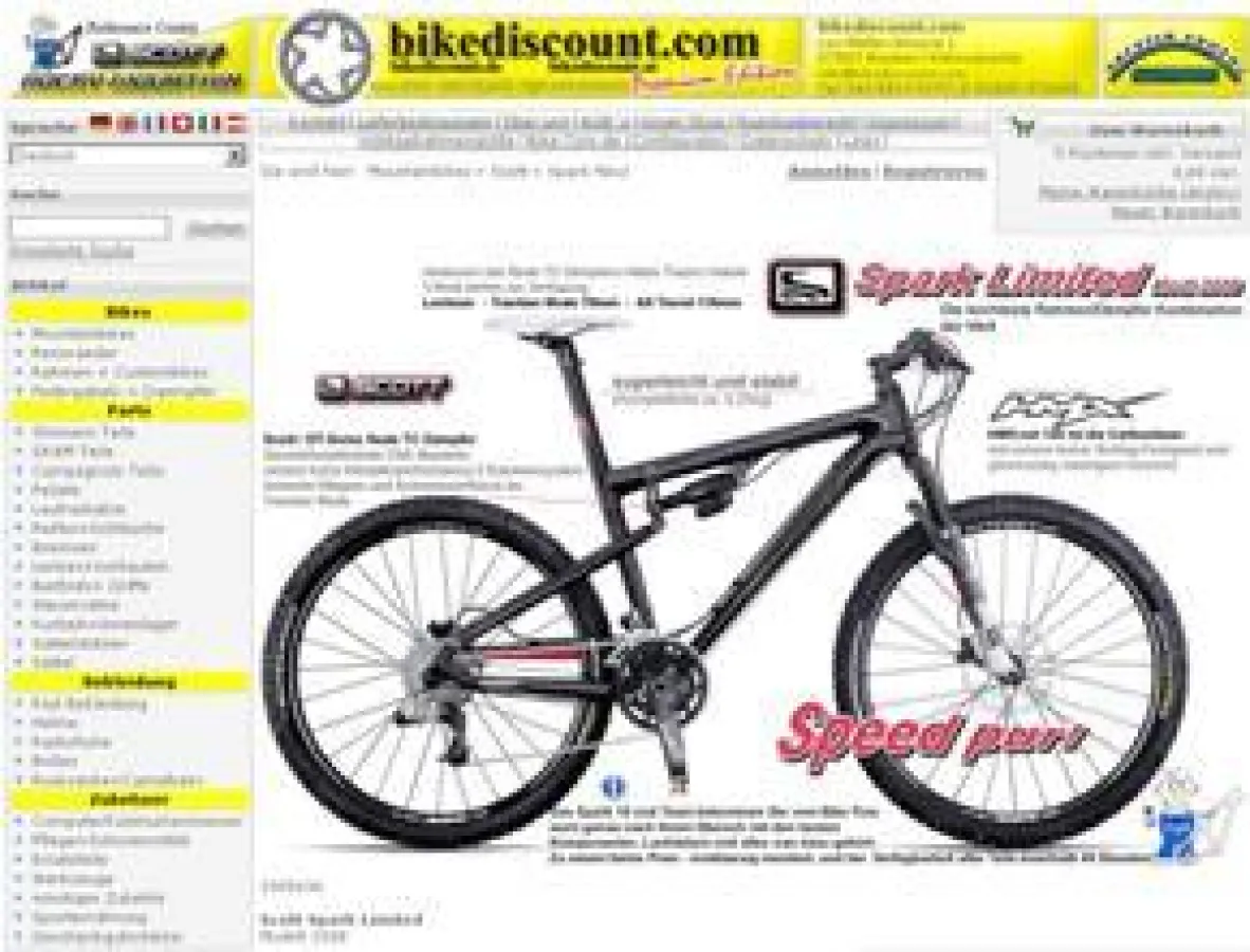 Bikediscount arbeitet mit ACEA WebShop.NET
