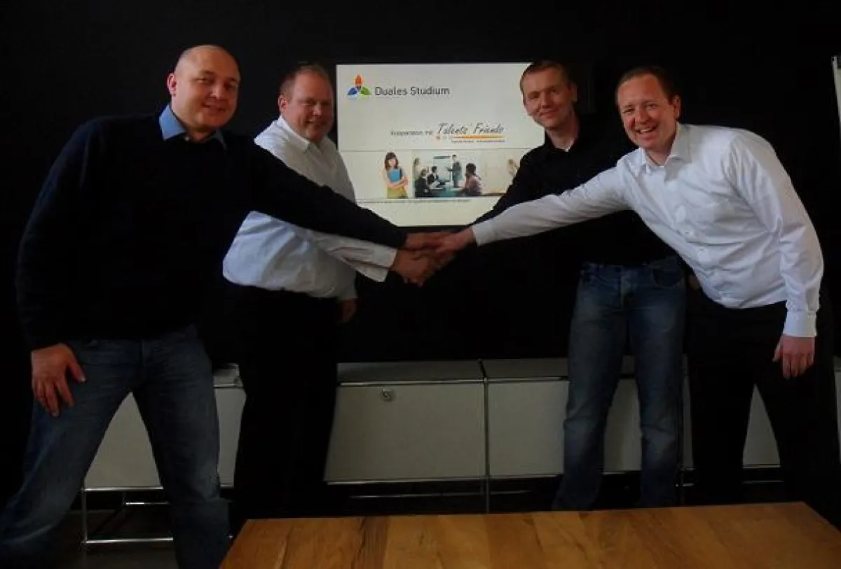 Foto (v.l.n.r.): Jan Philipp Platenius, Philip Möhlmann, Nils Frohloff und Alexander Bongartz