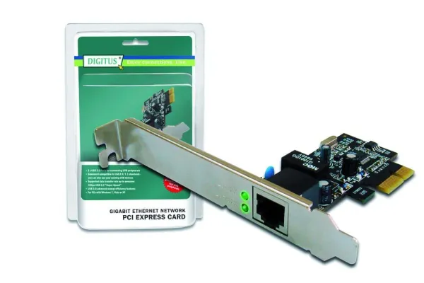 Bild: Schnelle Netzwerkanwendungen mit der PCI Express Karte von DIGITUS® genießen