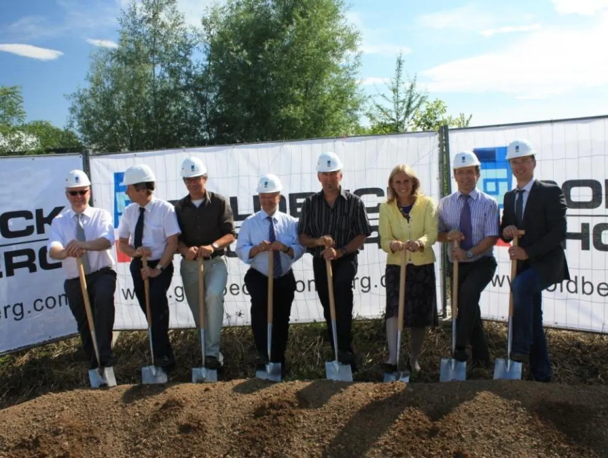 Spatenstich GHL Bautechnik in Linz